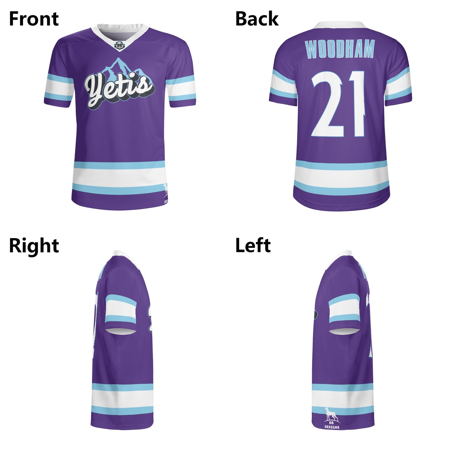 D4 Yetis Jersey - Woodham 21