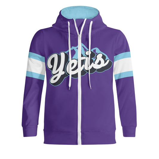 Yetis Full Zip Turtleneck Hoodie Streetwear