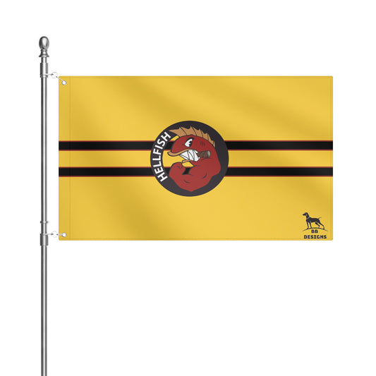 Fighting Hellfish Flags 3x5 Ft