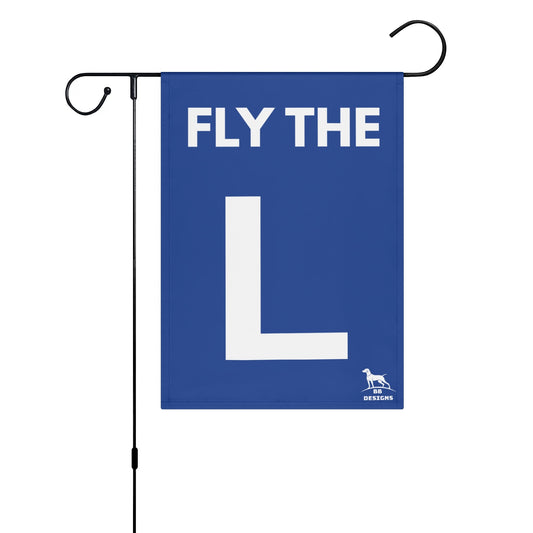 L Flag Garden Flag Banner 12.5 x18 In