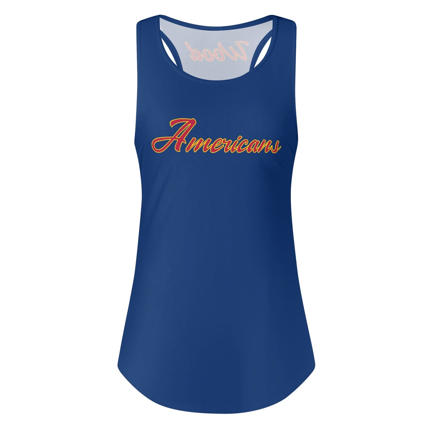 Young Americans - Womens Loose Tank Tops Wood 99 (blue)