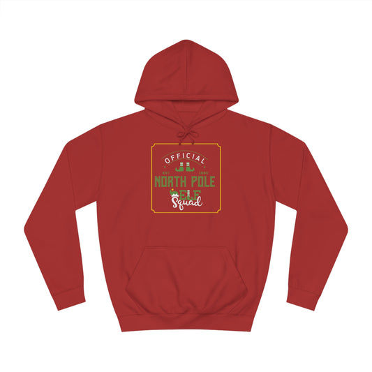 North Pole Elf Squad College Hoodie