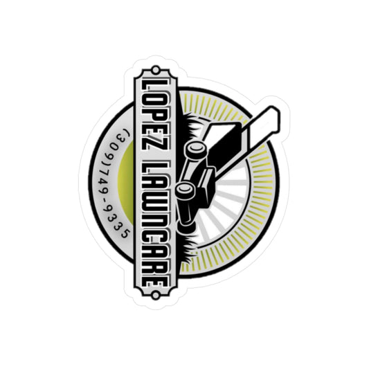 Lopez Lawncare Vinyl Decal — Kiss-Cut