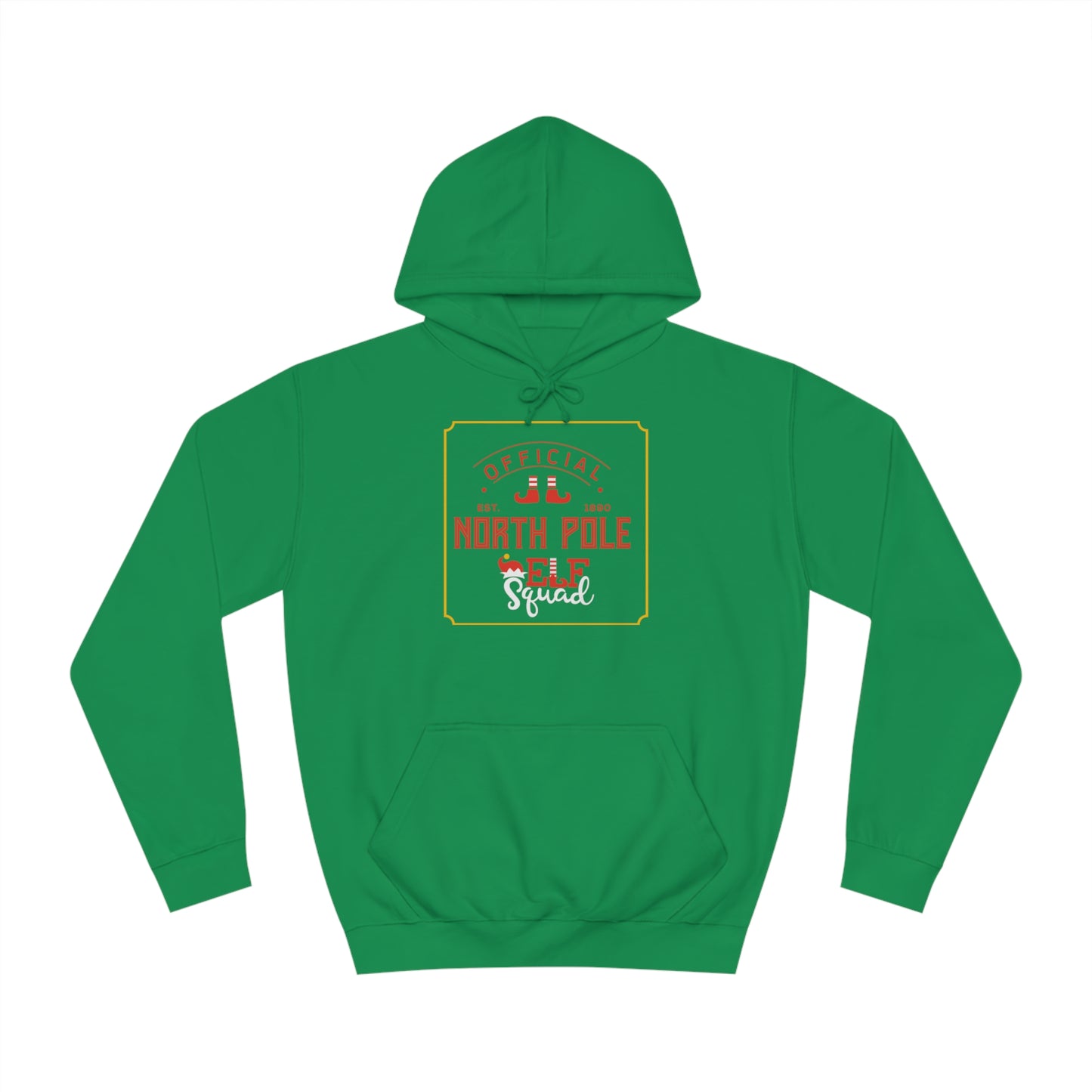 North Pole Elf Squad College Hoodie