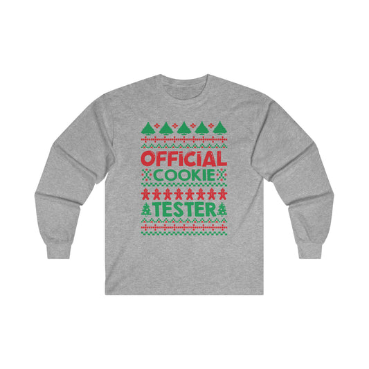 Official Cookie Tester Long Sleeve Tee