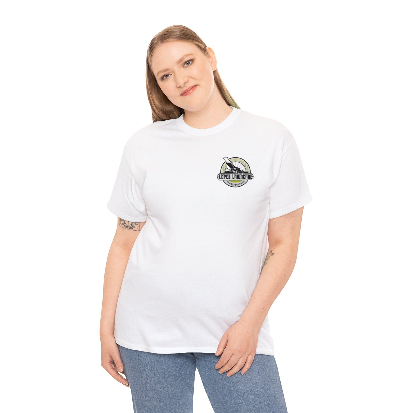 Lopez Lawncare Heavy Cotton Tee