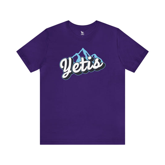 Yetis Mountain Script Short Sleeve Tee