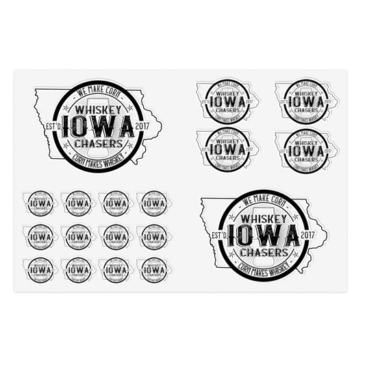 Iowa Whiskey Chasers Sticker Sheets