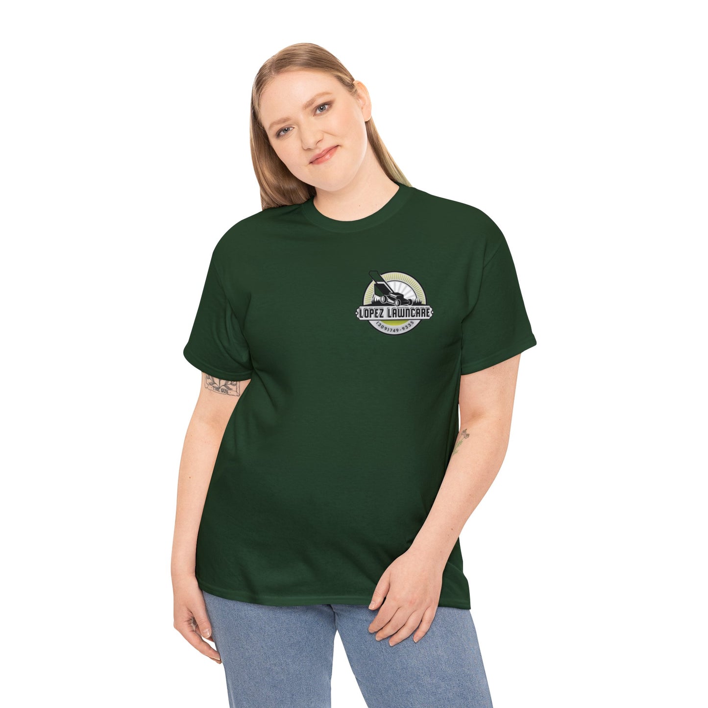 Lopez Lawncare Heavy Cotton Tee