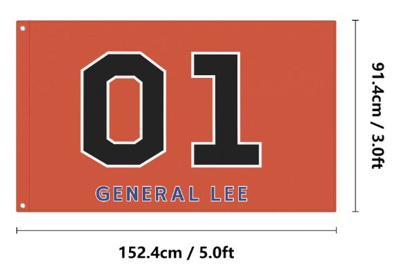 01 General Lee Flag 3x5 Ft