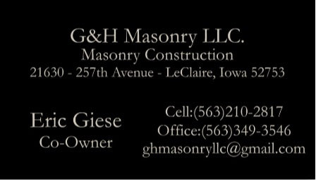 G&H Masonry Eric Giese