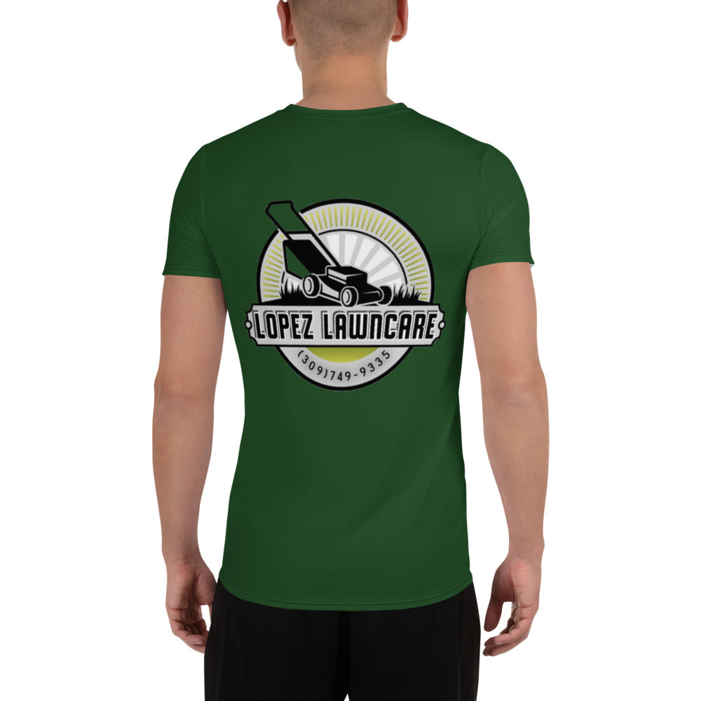 Lopez Lawncare Men's Athletic T-shirt