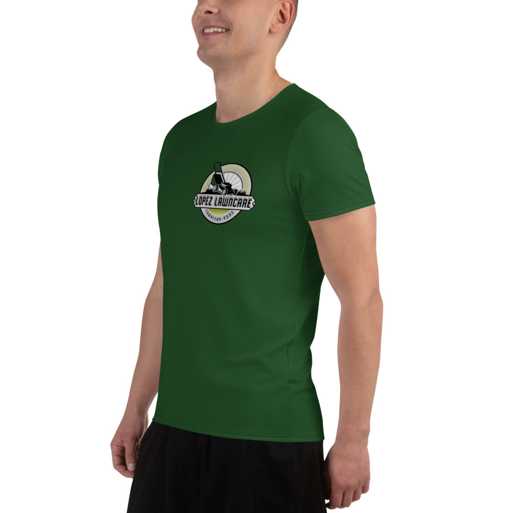 Lopez Lawncare Men's Athletic T-shirt