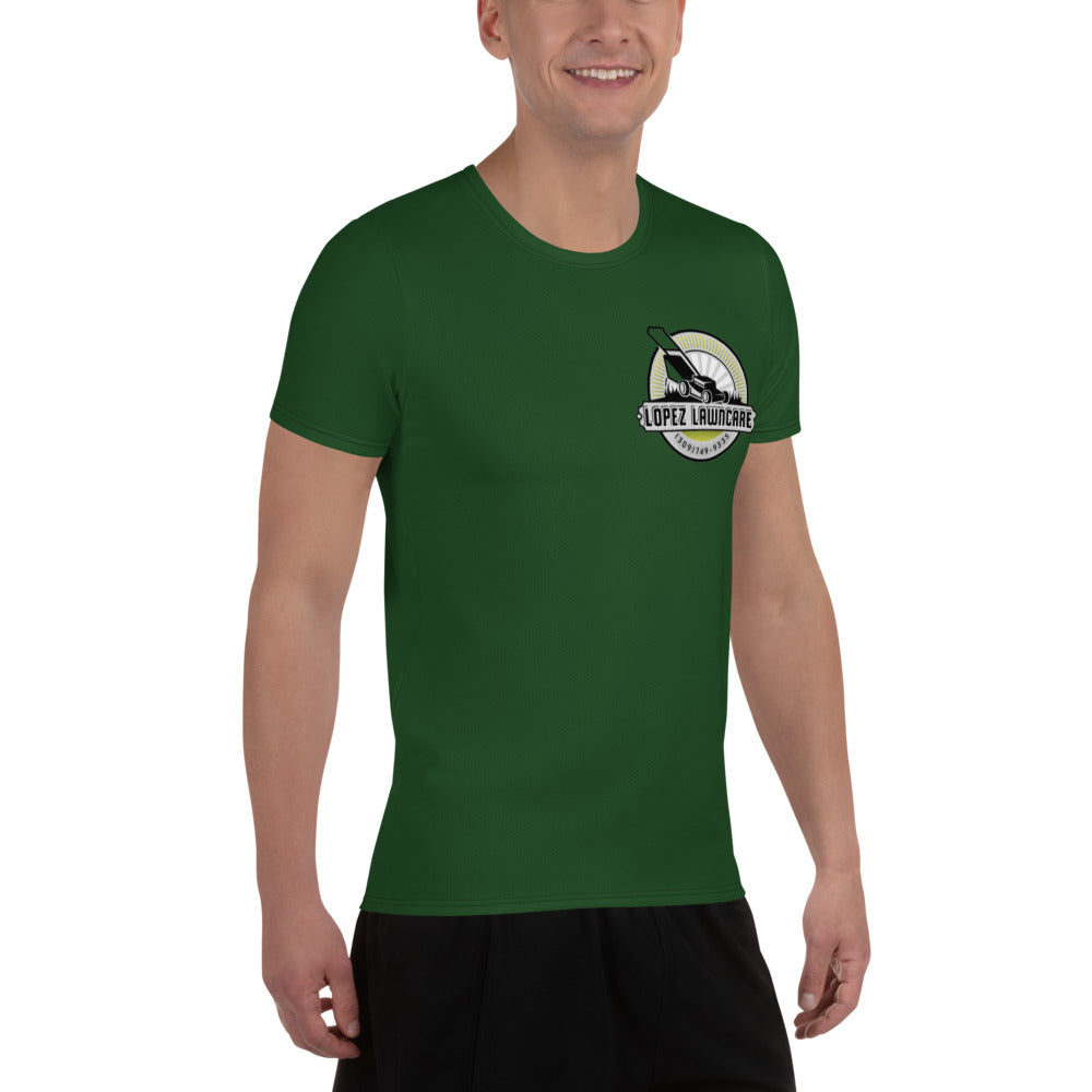 Lopez Lawncare Men's Athletic T-shirt