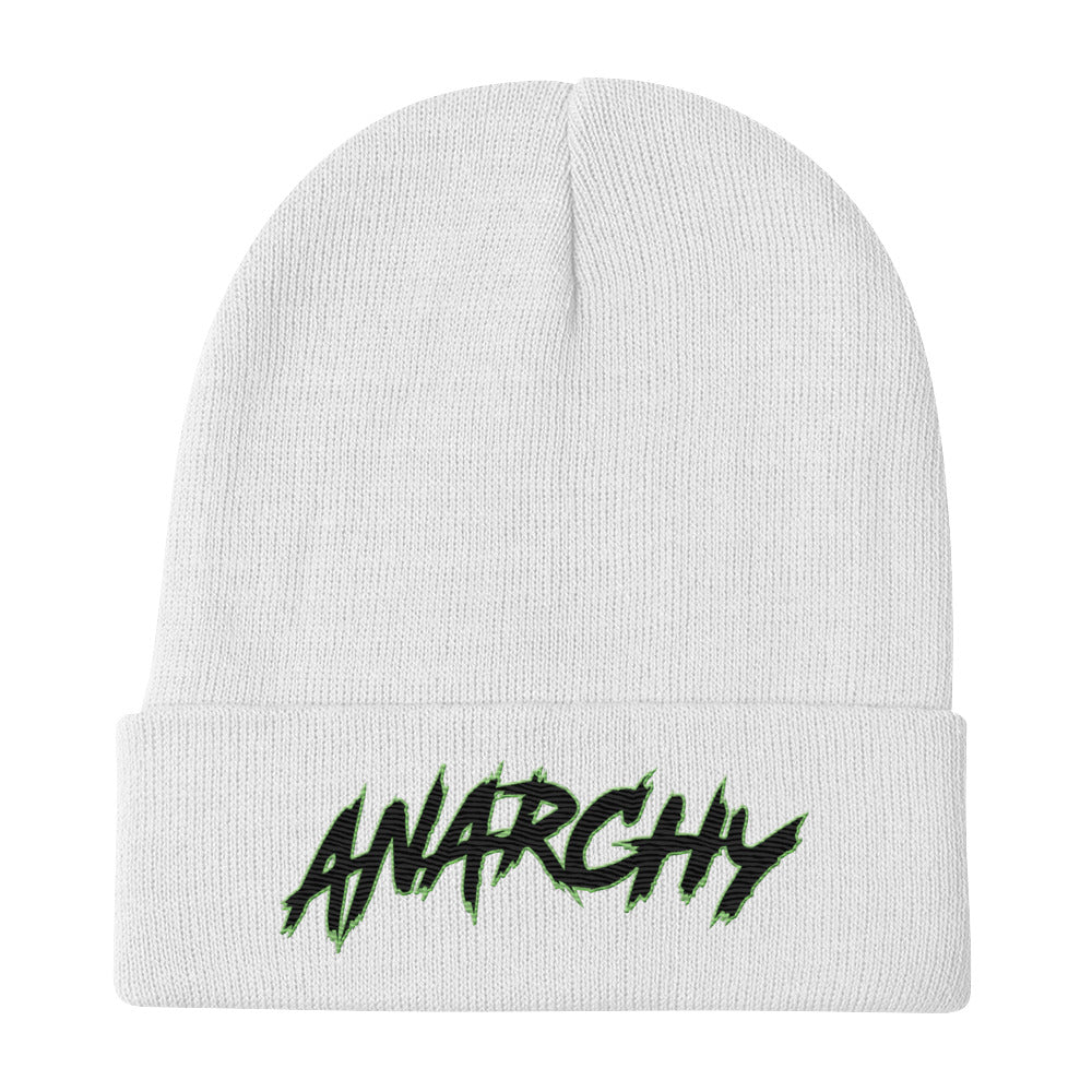 Anarchy Embroidered Beanie