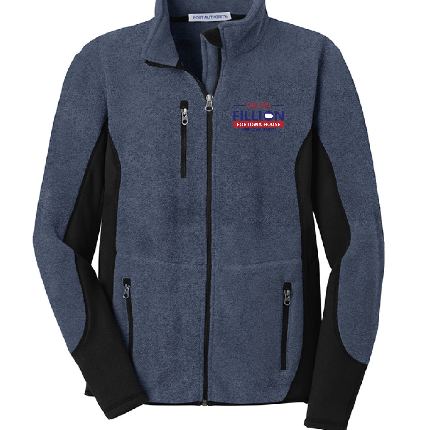Navy Hthr/Blk - FRONT
