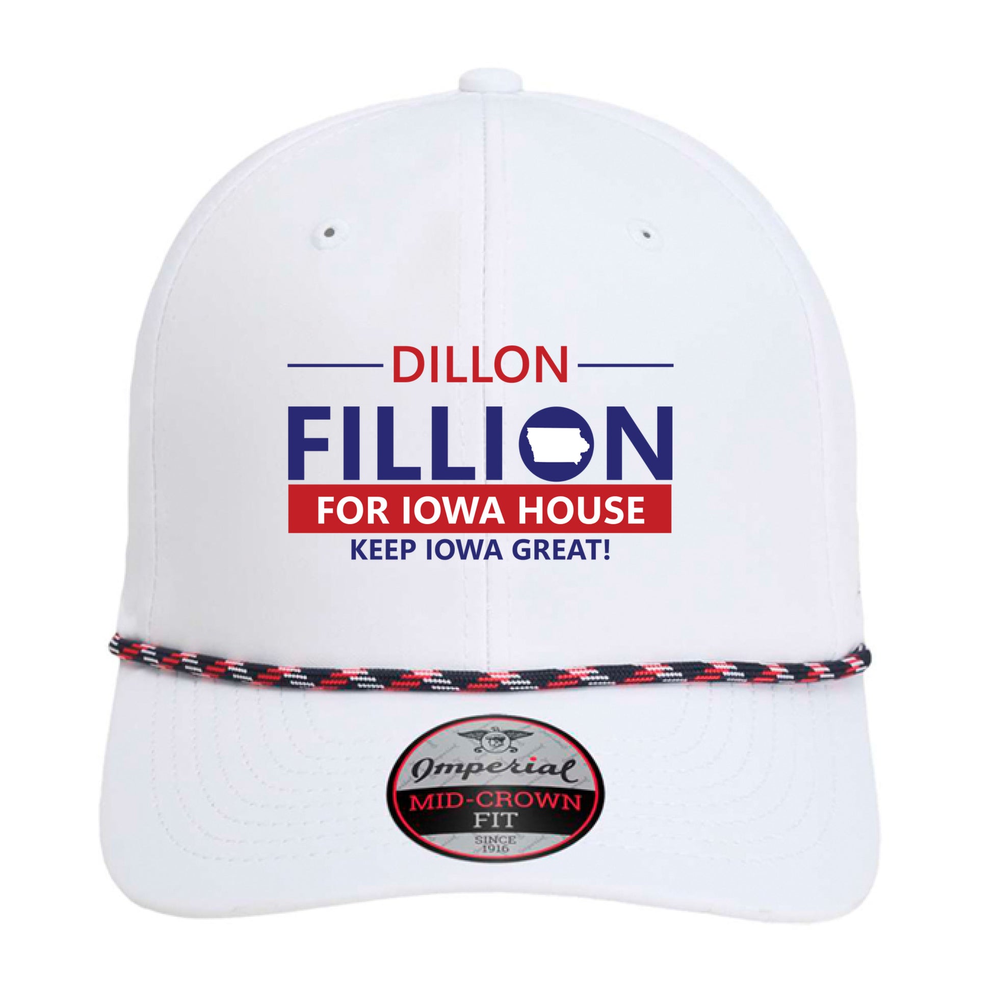 White/ Navy/ White/ Red - FRONT