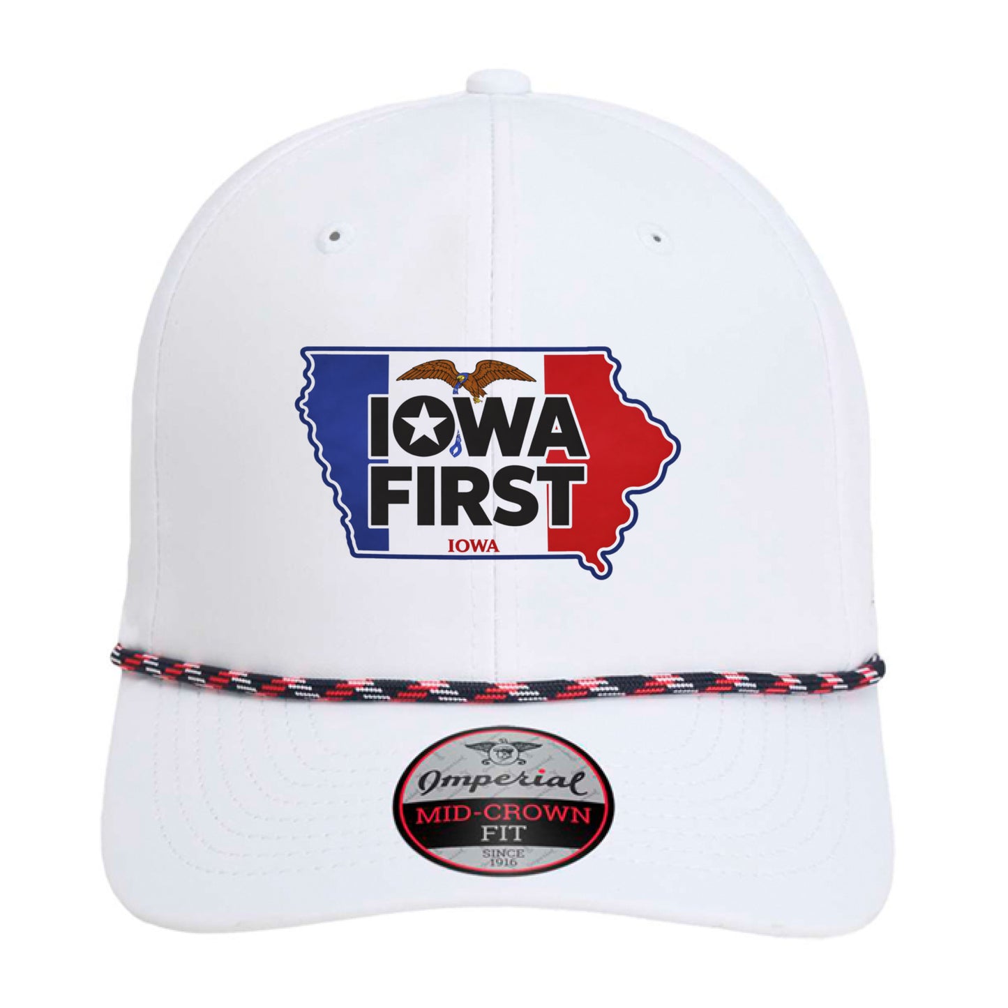 White/ Navy/ White/ Red - FRONT