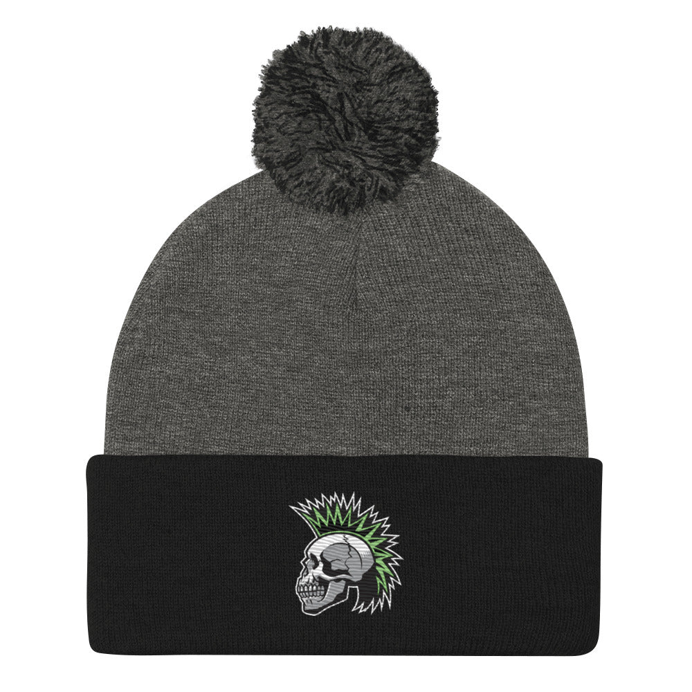 Anarchy Skullhawk Pom-Pom Beanie