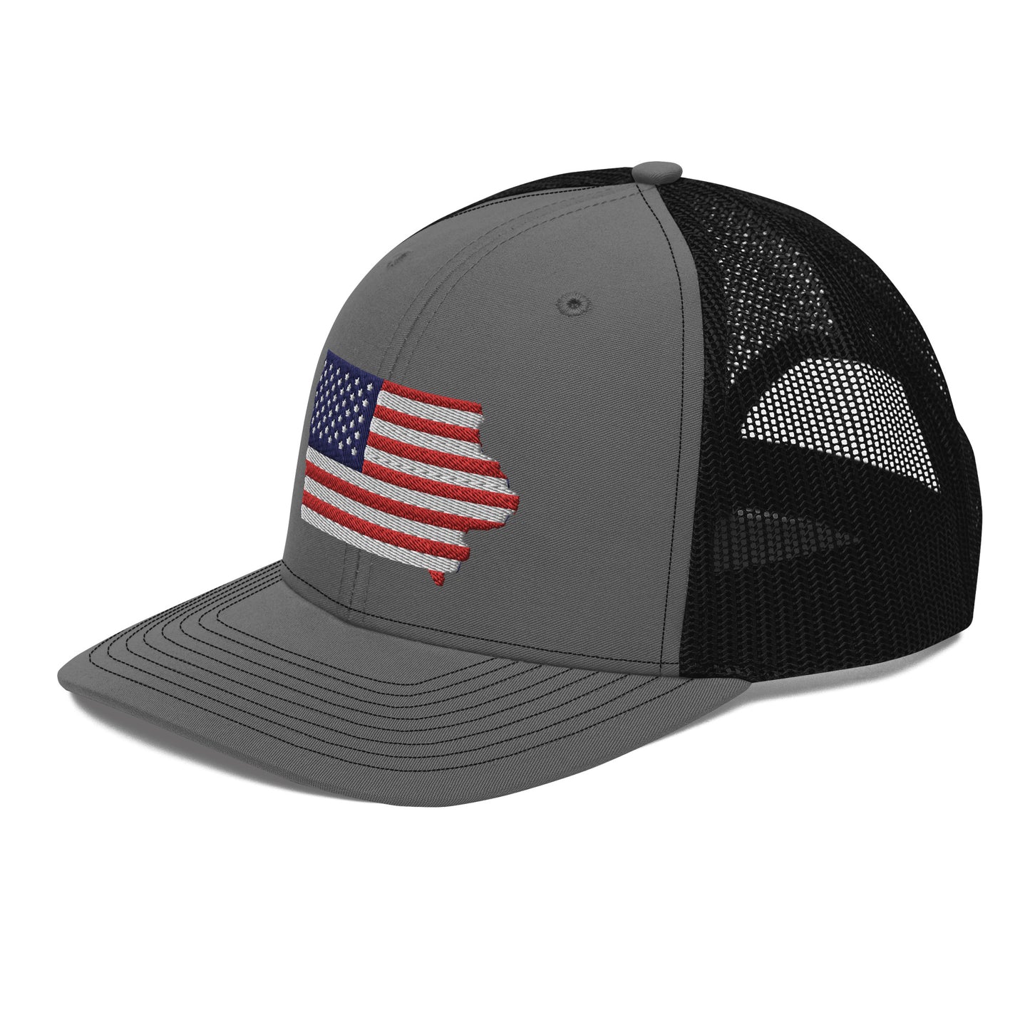 Iowa Patriotic Trucker Cap